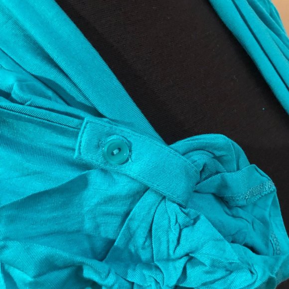 Teal Flyaway Cardigan - Picture 3 of 5